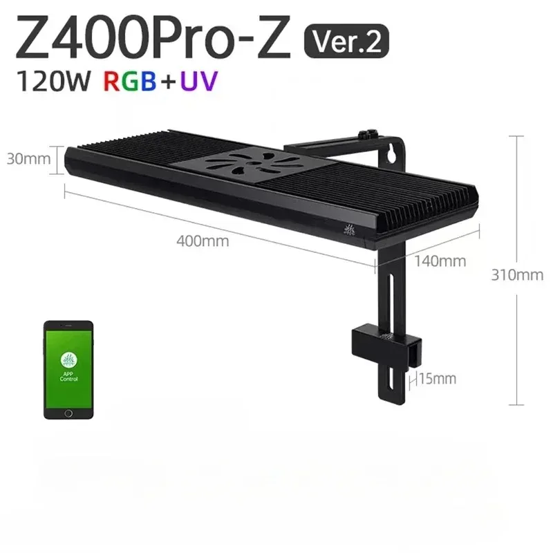Week Aqua Aquatic Plant Light Z250 Z400 Pro RGB UV with Lens