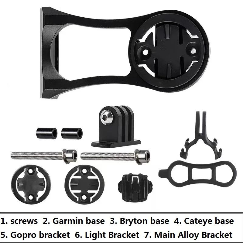 

Mountain Bike Stopwatch Holder Aluminium Alloy light stand riding equipment accessories bicycle extension stopwatch base bracket