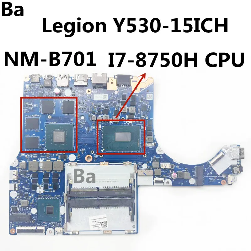 

Материнская плата для ноутбука Lenovo Легион Y530-15ICH с фотографическим процессором GTX1050TI 4 Гб GPU