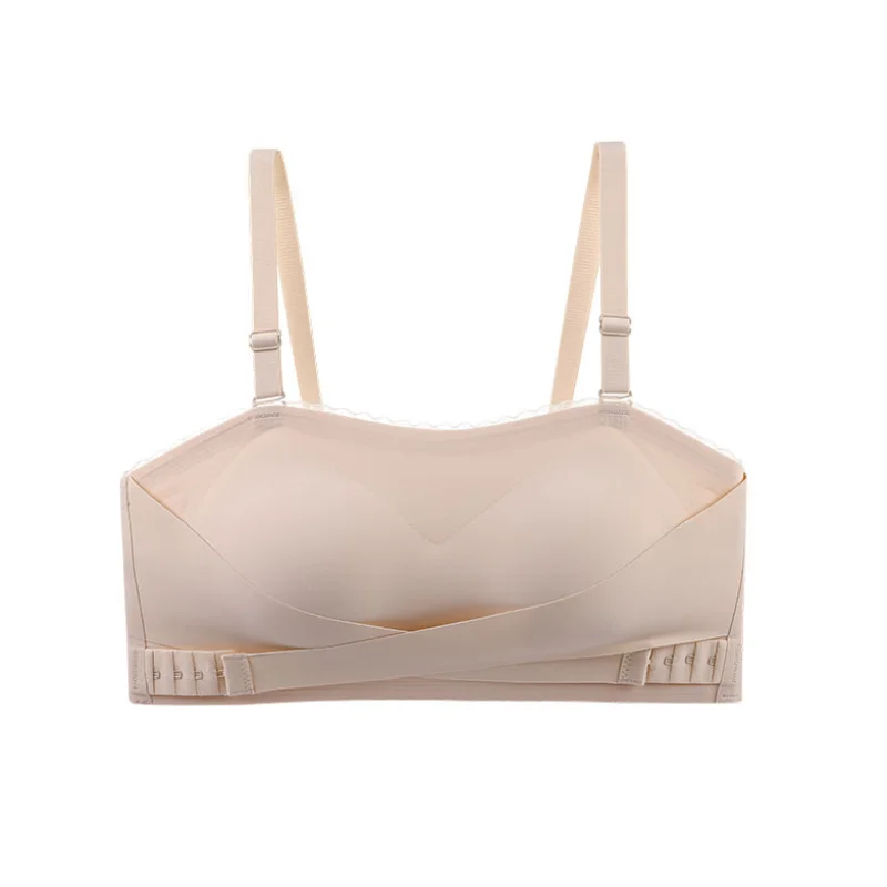 

2022 сексуальный незаметный нескользящий дизайн без бретелек Стильный Бюстгальтер Одежда женское нижнее белье бесшовный Женский Бралетт Топ