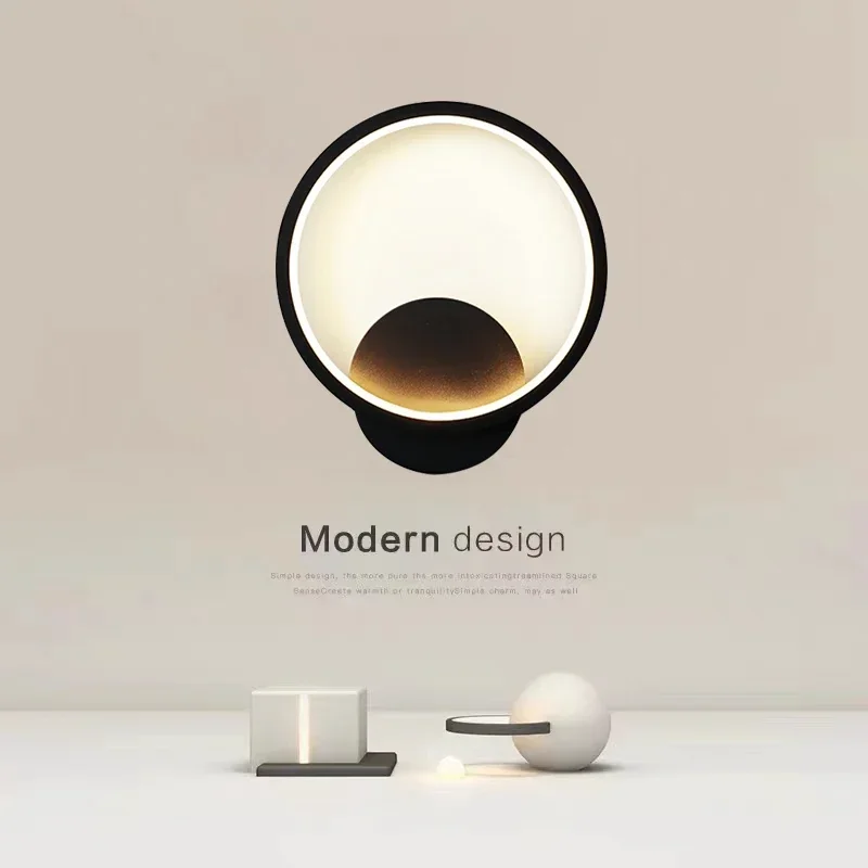 Modern LED Wall Lamp Nordic Wall Light Home Decor Fixture Minimalist Sconce Led Illumination Balcony Entrance Bedroom
