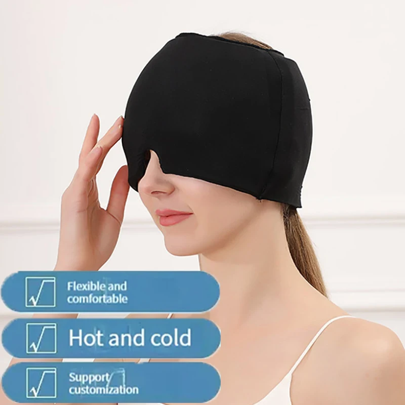 Migraine Ice Head Wrap Migraine Relief Cap for Tension Puffy Eyes