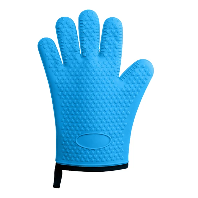 Guantes de silicona gruesos para horno, resistentes al calor, con diseño  acolchado, antiescaldaduras, 1 ud./2 uds. comprar a buen precio — entrega  gratuita, reseñas reales con fotos — Joom