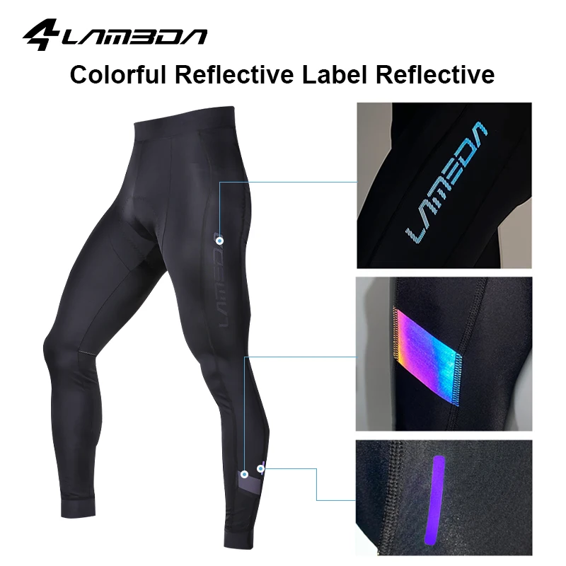 LAMEDA Cycling Pants Spring Breathable Men's Bike Pants Long Padded Bicycle Cycling Tights Leggings Outdoor MTB Riding Men