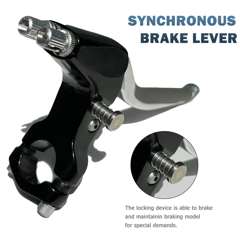 Dual Pull Bicycle Alloy Brake Lever fingers Left/ Right hand