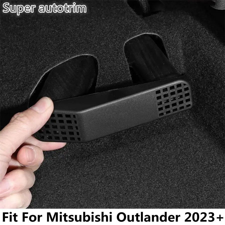 

For Mitsubishi Outlander 2023 2024 Seat Under Floor Air AC Conditioning Duct Vent Outlet Dust Cover Protection Black Accessories