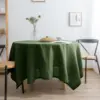 Natural Fabric Tablecloth,100% Pure Linen Solid Color Table Cover,for Kitchen Dining Room Party Holiday Tabletop Decoration 5