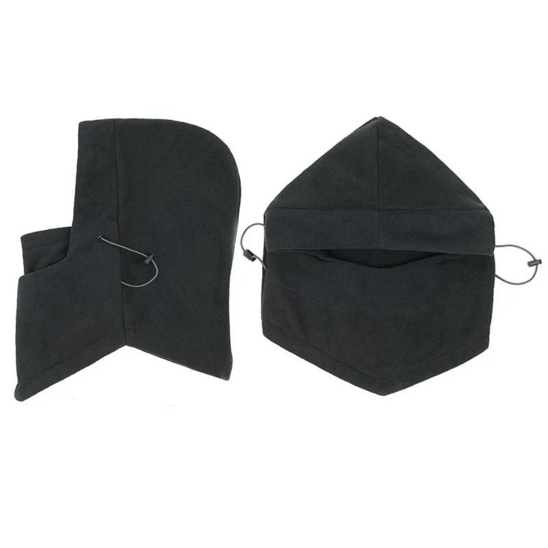 Warm Winter Cap Windproof Thicken Balaclava Hat Plush Fleece Adjustable Scarves Hats Multi-Functional Outdoor Cycling Caps