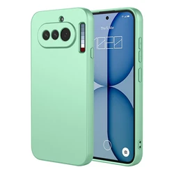 Colorful Flexible Liquid Silicone Protective Phone Case for Nothing Phone (4a) Pro (Light Green)