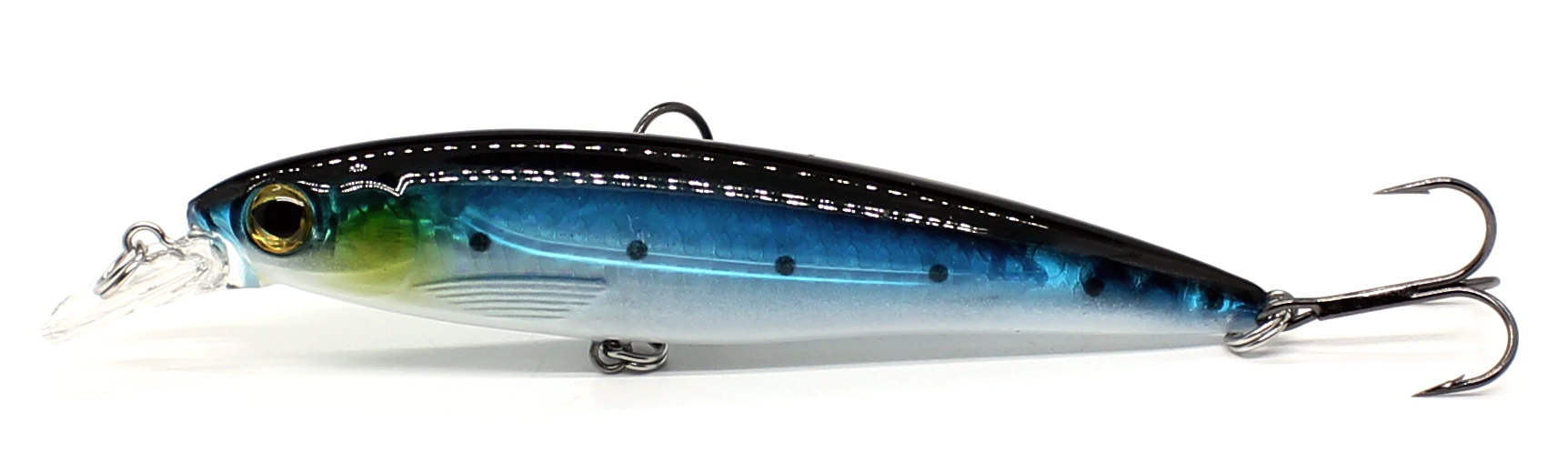 Aoclu-sinkender Elritzen-Hart köder, VMC-Haken, Wand hologramm, bewegliche Bälle, Rassel boot, Forellen killer, Tief tauchen, 1,0 m, 12,4mm, g – Detail 19