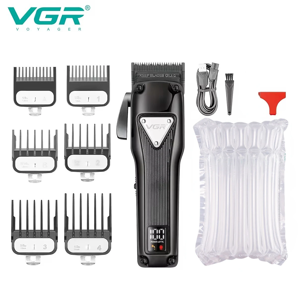 VGR ماكينة تشذيب الشعر الجودة العالية العرض الرقمي...