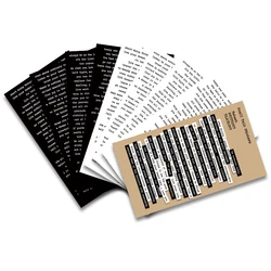 Journaling & Scrapbooking Quote Stickers Set - Inspirational Phrases for DIY Art and Aesthetic Albums (QT093)