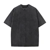 Men's Summer T-shirt 230G Heavy Cotton Vintage Washed T-Shirts Oversized Short Sleeve Loose Streetwear Short Sleeve Tops Tee 2