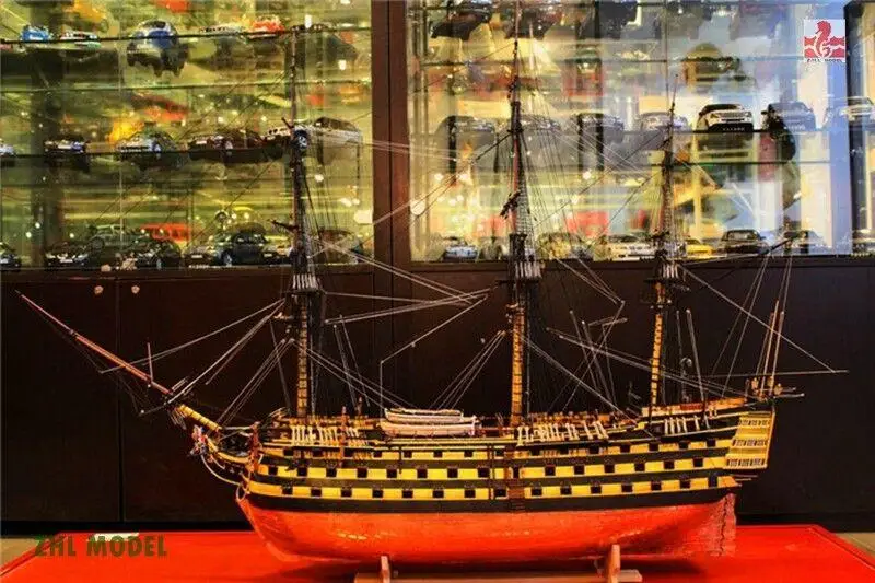 Snail The Hms Victory Scale 1/72 L 54.5 "Kit Di Navi Modello In Legno