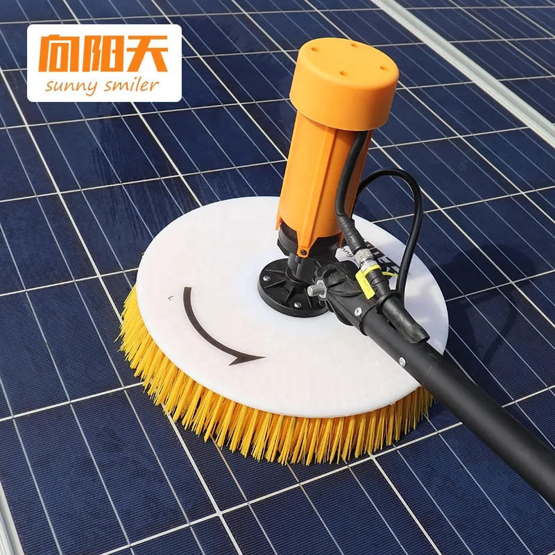

Sunnysmiler solar panel cleaning equipment manufacturer photovoltaic cleaning robot electric rolling brush