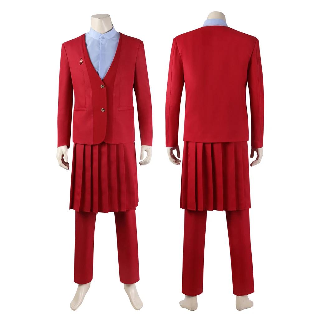 

Костюм для косплея снега: баллада Songbirds и змей, мужская красная униформа, костюм на Хэллоуин, карнавал, искусственная ролевая игра