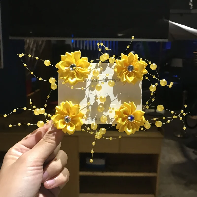 Pince à Cheveux Rose Topkids - Broche Et Barrette Fleur Pour Occasions Spéciales