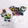 Alloy Finger Skating Shoes Coated with Duck Set Desktop Fingertip Ski 1