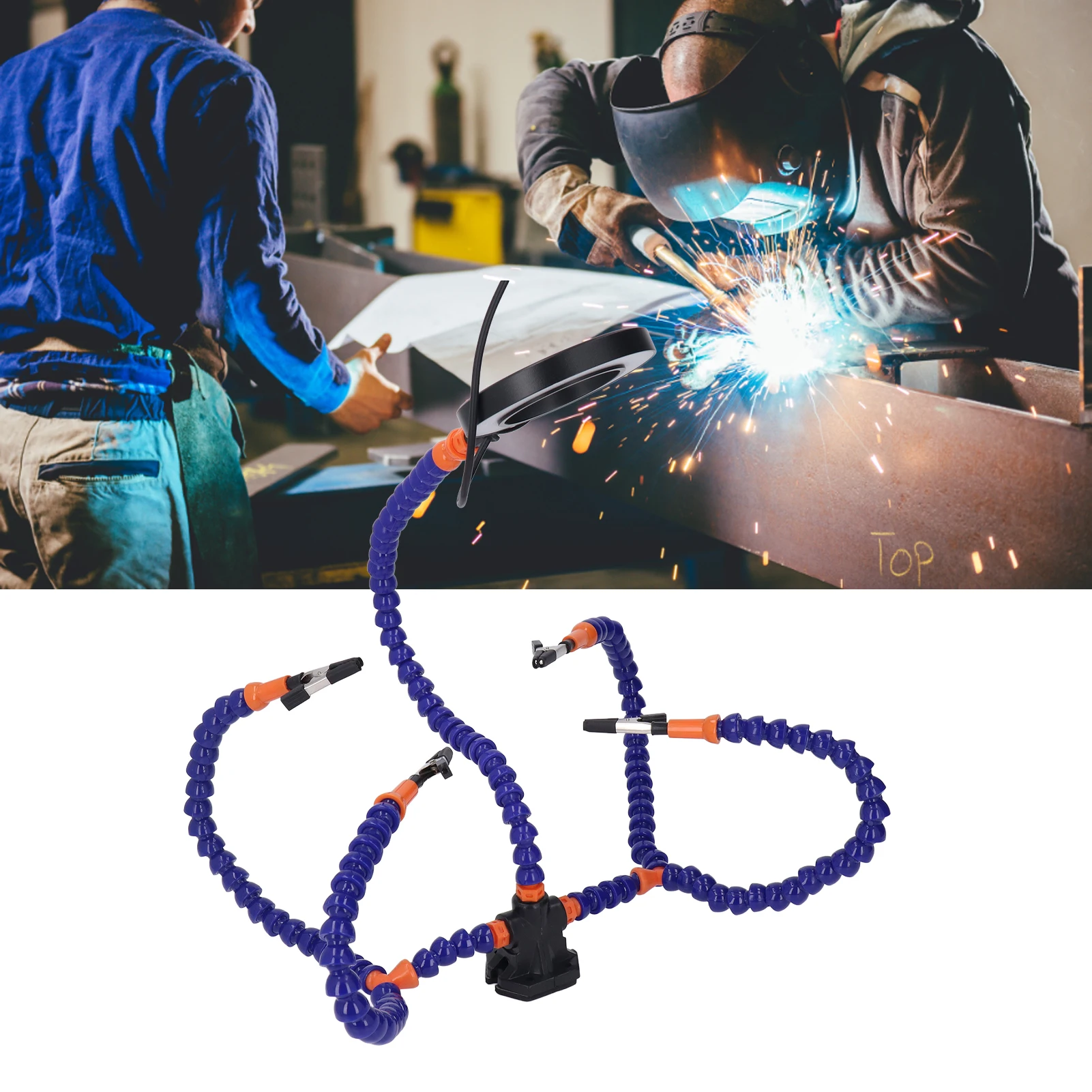 Welding Helping Hand Soldering Helping Hand LED for Electric Equipment for Headwear
