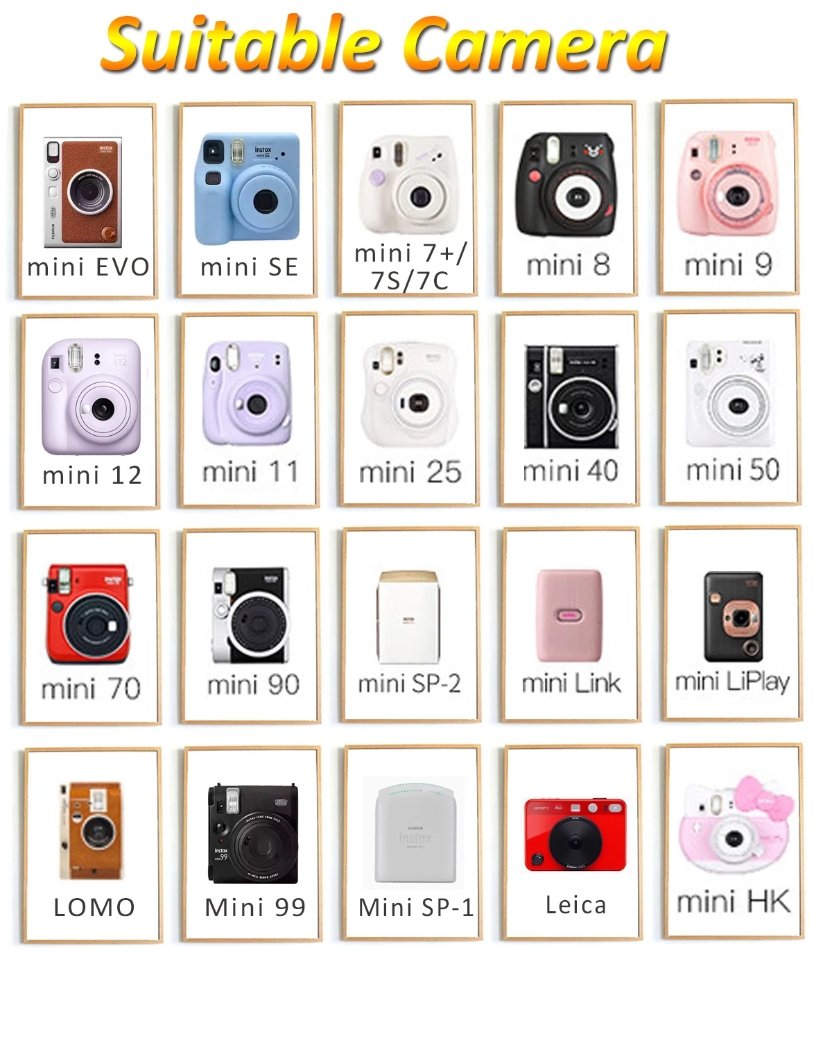 Fujifilm Instax Mini Black Frame B&W Film