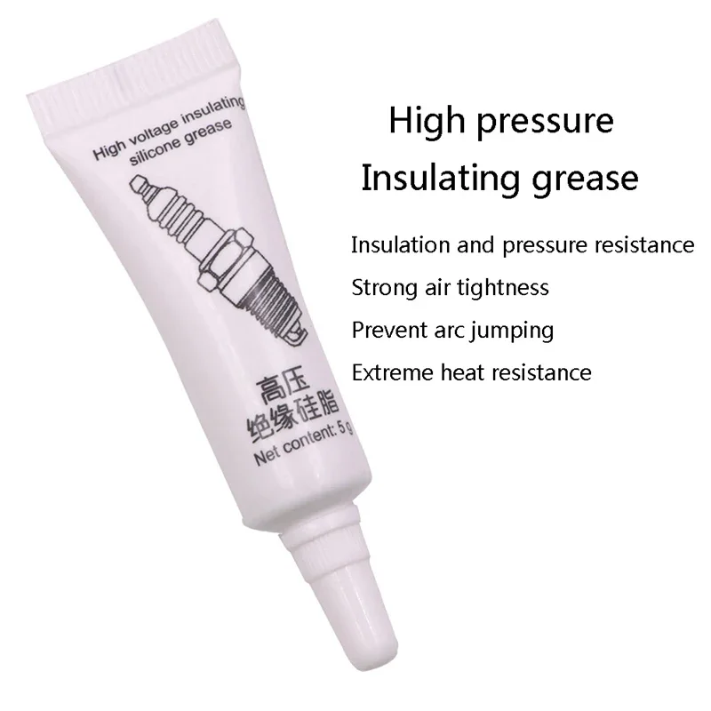 3pcs Car Spark Plug Insulating Grease High Voltage Insulating Ignition Coil Silicone Grease Temperature Corrosion Resistance silicone grease lubricant silicone grease grease lubricant electric grease
