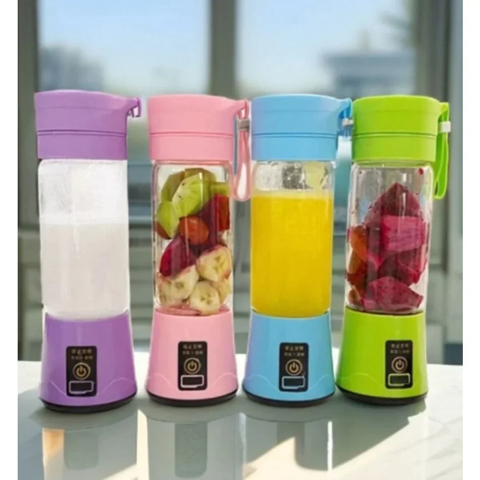 fruit juicer Portable Mini Blender for Shakes and Smoothies Rechargeable USB 380ML Traveling Fruit Juicing Cup