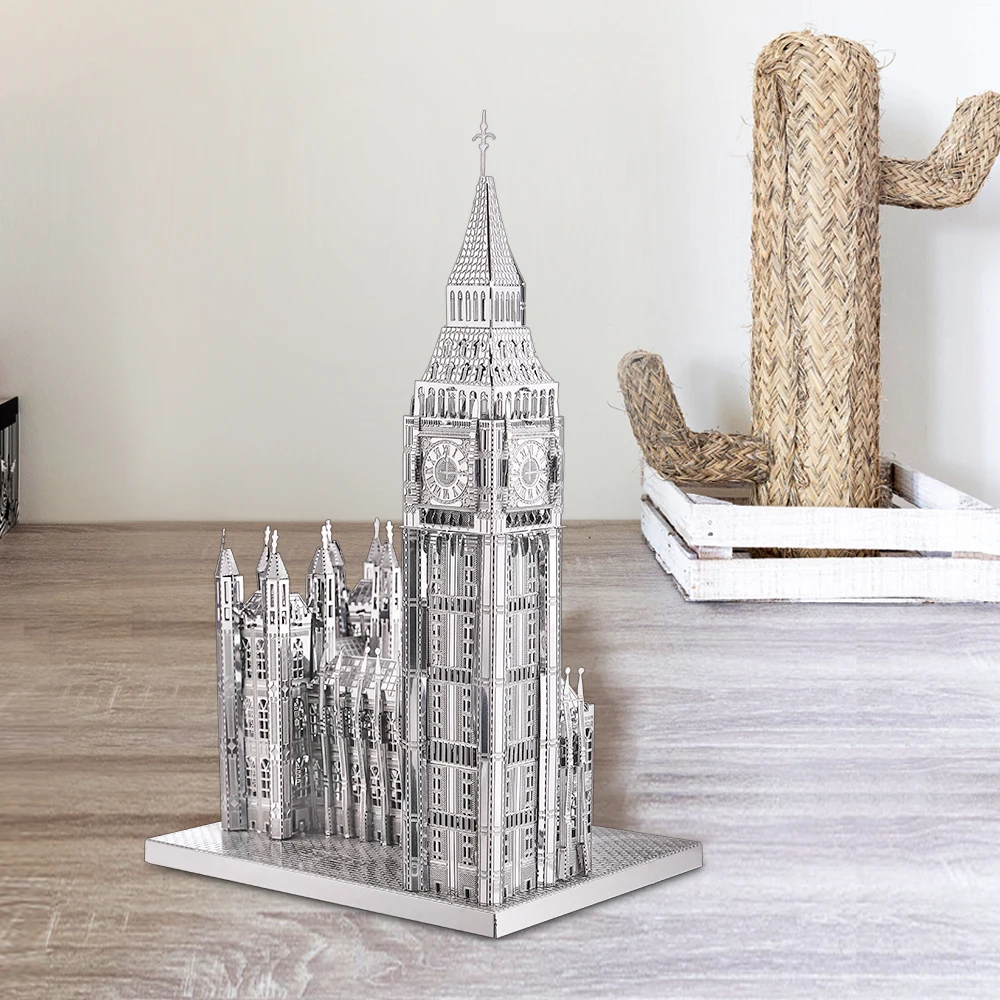Piececool 3D Metal Puzzle Model Kits Big Ben Building Kits DIY Toy