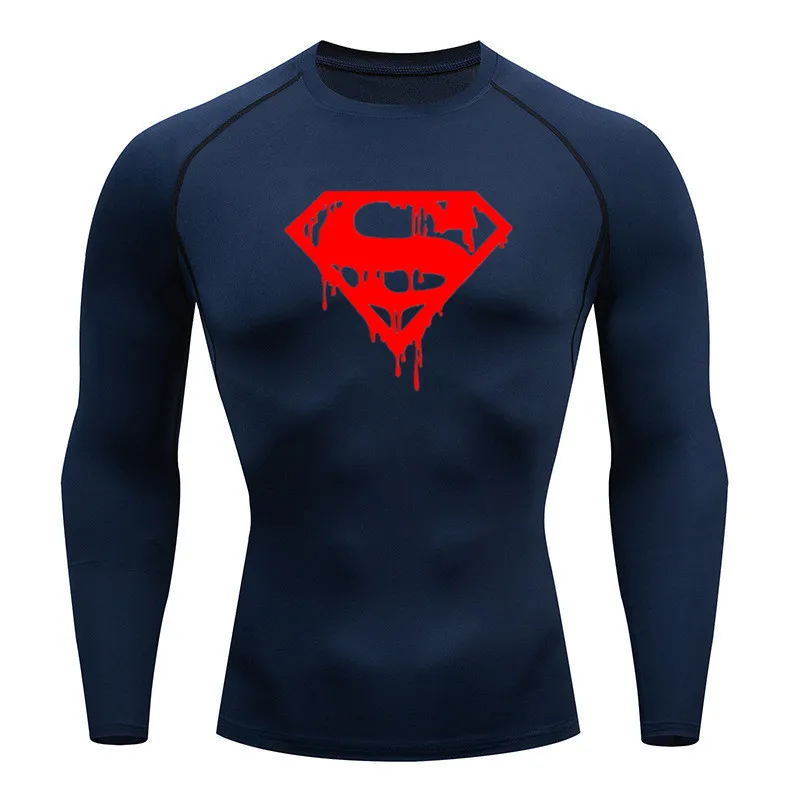 Men Short Sleeve Compression Tight T-Shirt Fitness Gym Sports Digital Printing Running Tracksuit Hero Jerseys compression t shirt sport t shirt short sleeve t shirt running t shirts fitness clothes running t shirt