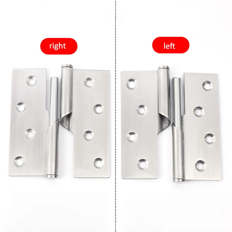 Stainless Steel Flag Shape Detachable Hinge, 3 Inch Lifting Hinge Bathroom, Automatically Close The Door Back Removable Hinges