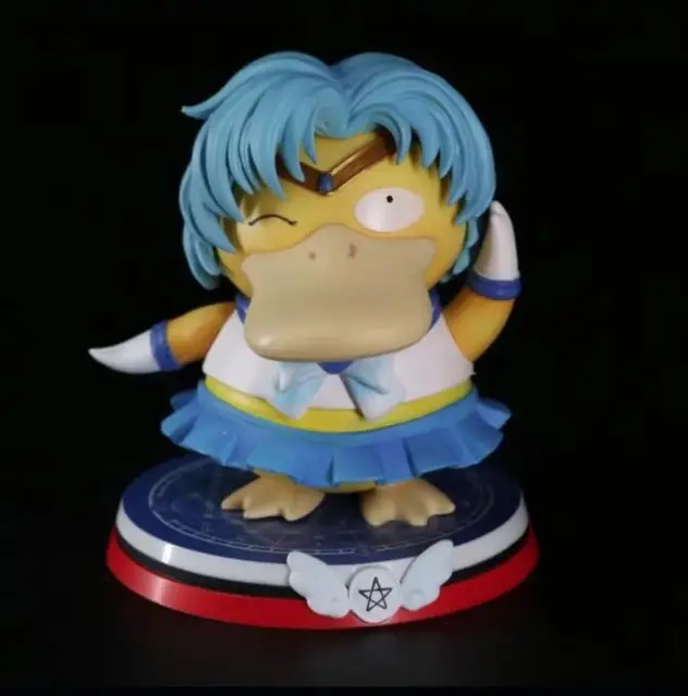 Cute Psyduck as Sailor Moon Mercury Action Figure Toys 4