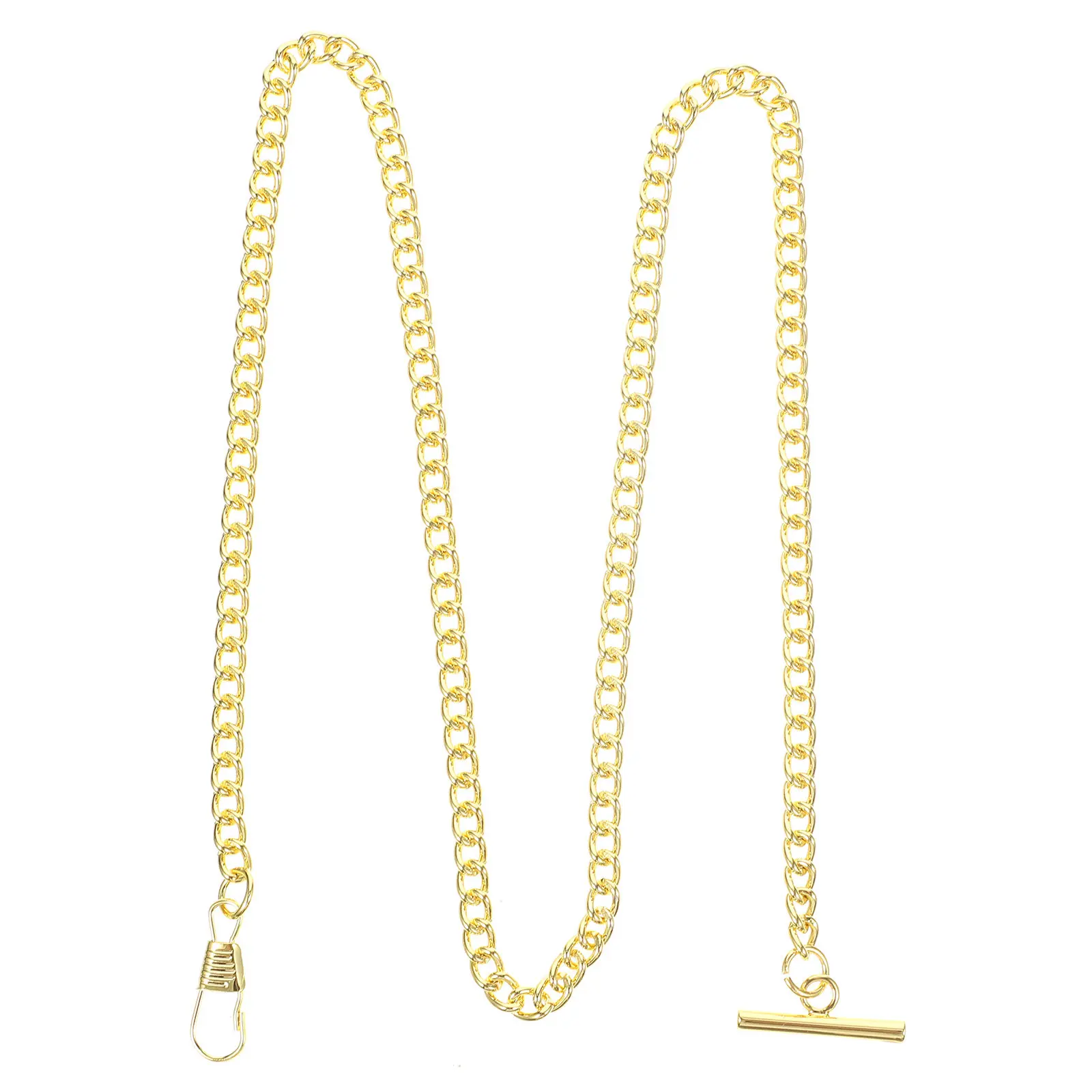 1Pcs 경량 피부 친화적 인 스테인레스 스틸 의류 체인 포켓 시계 버클 체인 청바지 코트 핸드백 지갑 액세서리