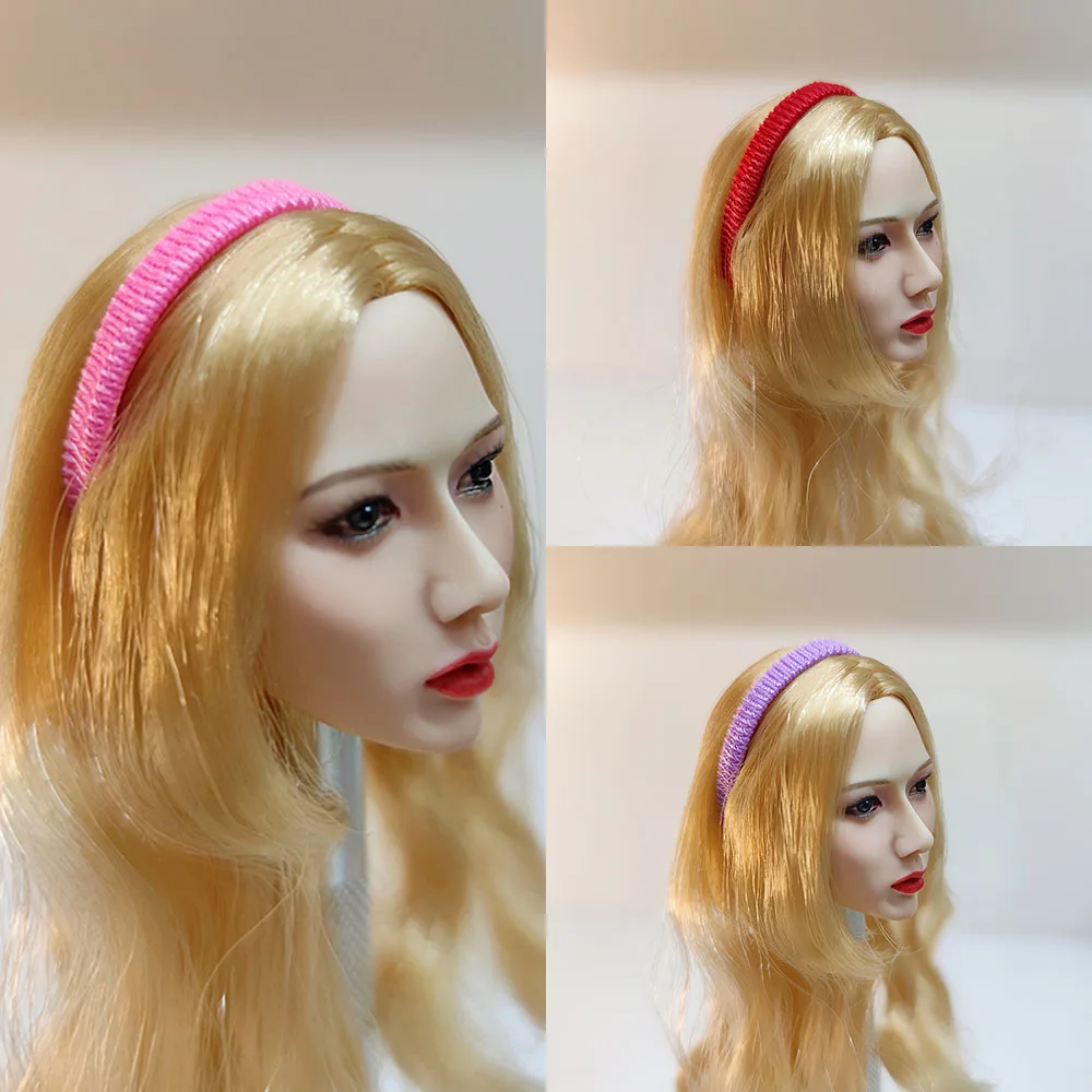

1/6 Female Soldier Candy Colors Hairbands Girls Headband Hair Hoop Korean Hair Accessories For 12Inch Action Figure Model