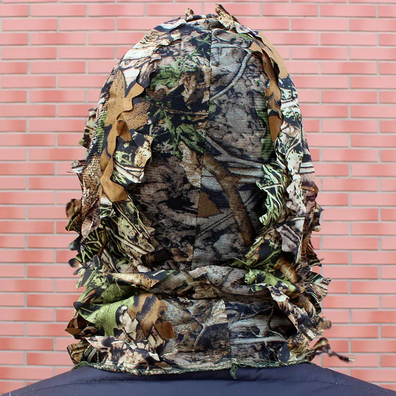 Camouflage Hat Man and Woman Outdoor Hunting Cycling Fishing Bionic Camouflage Hunting Mask Headgear