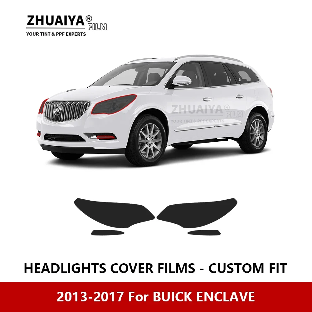 

Для BUICK анклава 2013-2017 Автомобильная внешняя фара против царапин PPF предварительно отрезанная Защитная пленка для ремонта автомобильные наклейки аксессуары