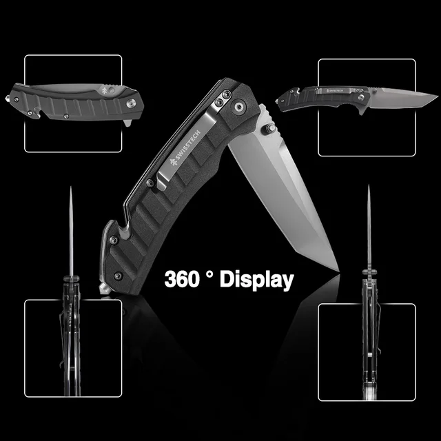 SWISS TECH New Multifunction Folding Knife for Outdoor Survival Knives  Pocket Tactical Hunting Folding Knives - AliExpress