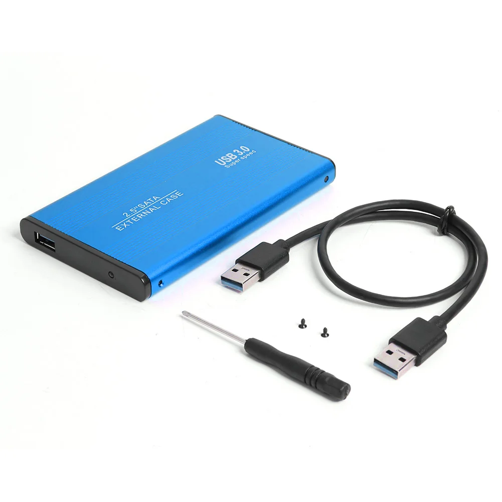 Red 2.5" SATA USB 2.0 External Hard Drive Enclosure - For Laptop HDD & SSD 5 thumbnail image