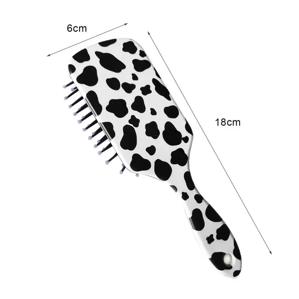 1 Pcs Leopard Air Cushion Combs Home Salon Women Scalp Massage Comb Handle Tangle Wide Teeth Hair Brush Anti-static 6