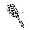 1 Pcs Leopard Air Cushion Combs Home Salon Women Scalp Massage Comb Handle Tangle Wide Teeth Hair Brush Anti-static 6