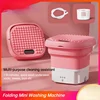 Mini Washing Machine Portable Washing Machine Underwear with Dryer Bucket Socks Clothes Washer Camping Folding Home Appliance 1