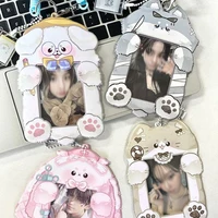 pvc card sleeve 3-inch storage cover document protective cover decorative pendant 1