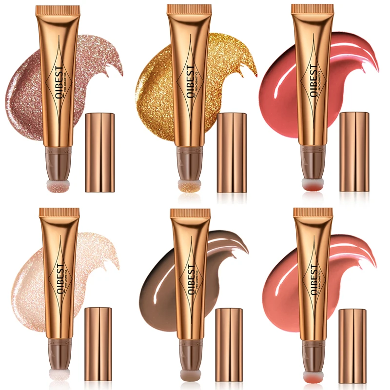 Liquid Contour Beauty Light Wand, Long Lasting Highlighter And Bronzer Stick With Cushion