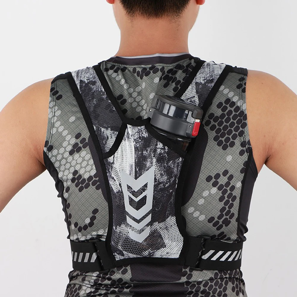 Running Vest Chest Phone Holder Reflective Running Waist Pack Training Workout Gear for Men Women Cycling running phone holder