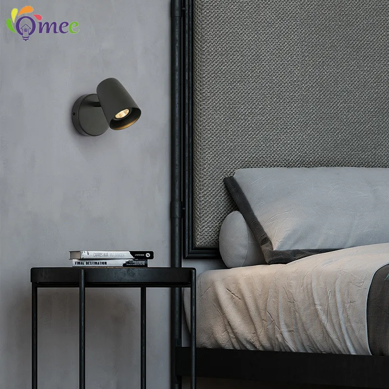 Smiple Wall Lamp Modern Style Wall Light Adjustable GU10 LED Blub For Bedside Lamps Bedroom Reading Lights Corridor Wall Sconce