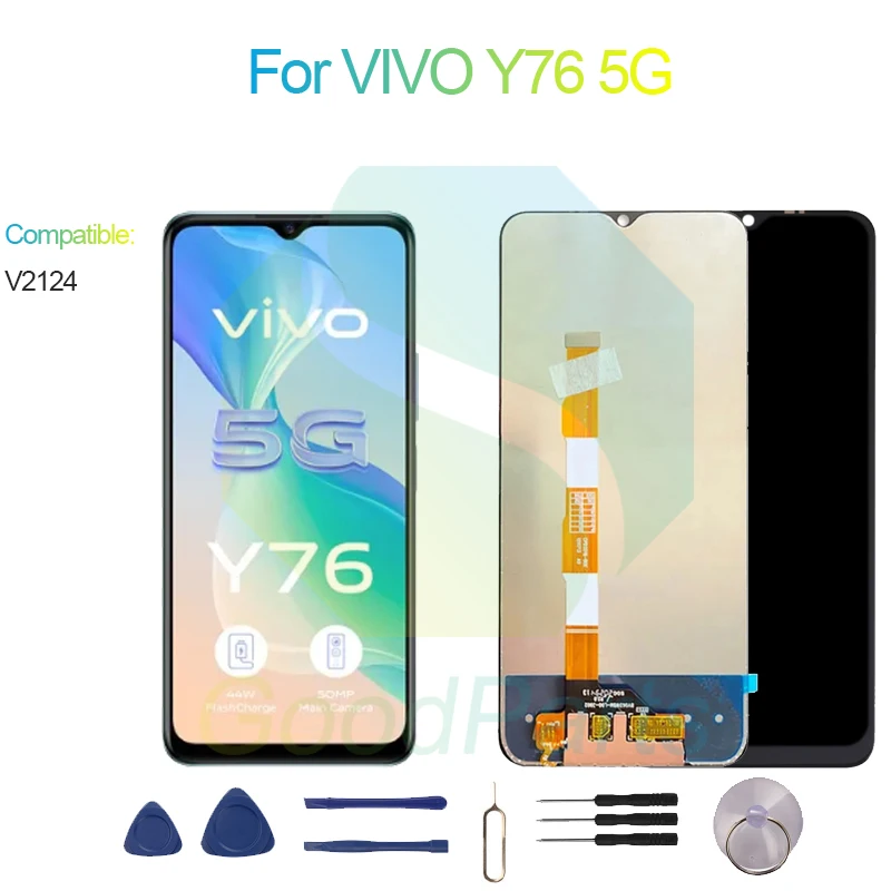 

ДЛЯ VIVO Y76 5G ЖК-дисплей экран 6,58 "V2124 для VIVO Y76 5G Touch дигитайзер в сборе Замена