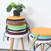 Hot Sale Round Spong Cushions  Solid Color Dining Garden Chair Pad Home Kitchen Office Chair Seat Pads Tie strap Cushion 30/38cm 2