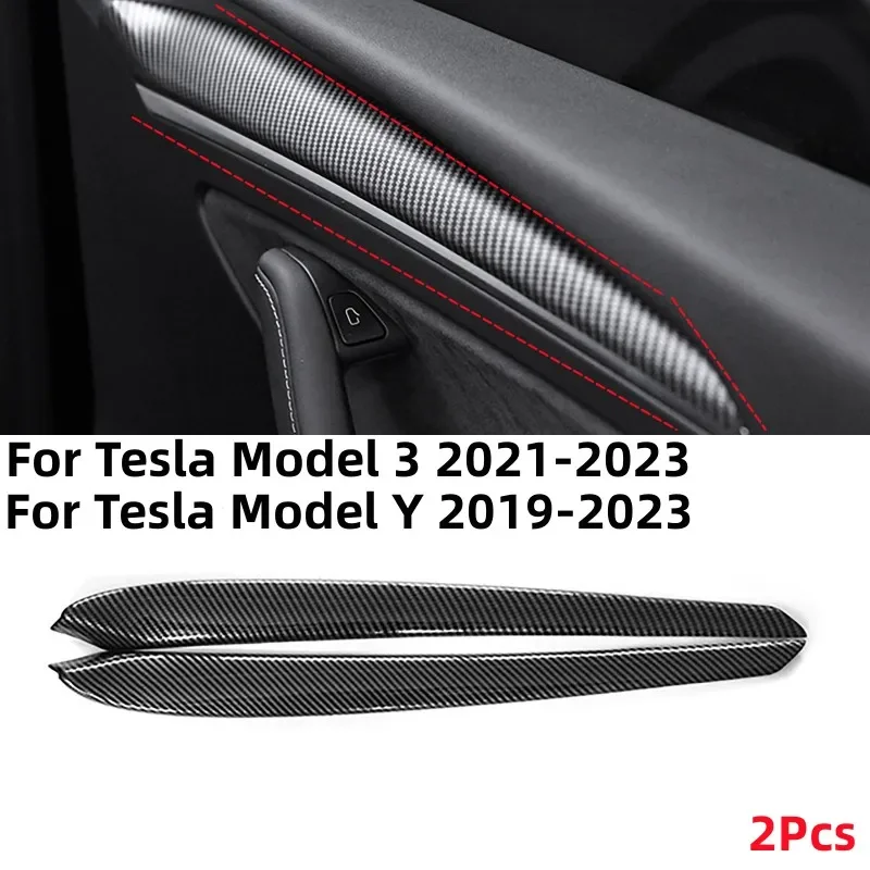 

2 шт./комплект, декоративная панель для приборной панели Tesla Model 3 2021-2023/Tesla Model Y 2019-2023