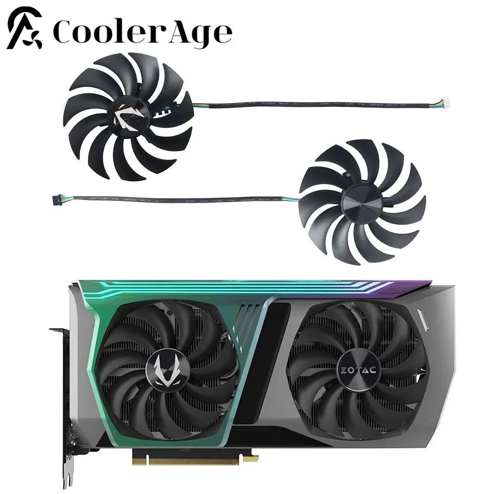 Per Zotac Gaming Geforce Rtx 3070 Amp Holo Ventola Di Raffreddamento Della Scheda Grafica 100Mm Muslimexatexlimyrtx3070 Ventola Della Scheda Video