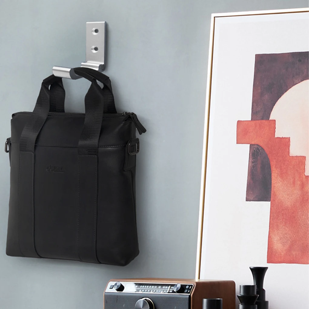 

5x Sleek Appearance Wall Hanger Hook Easy Installation Strong Bearing Capacity Practical Function