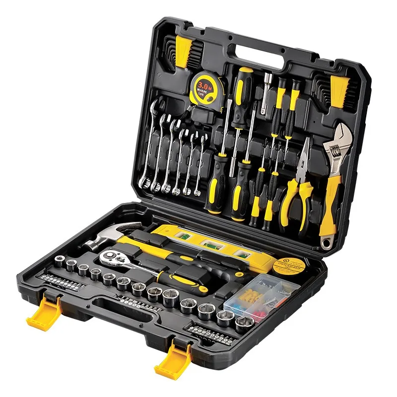 Multifunctional Hardware Hand Tool Set Household Car Repair Combination Toolbox Kit 6