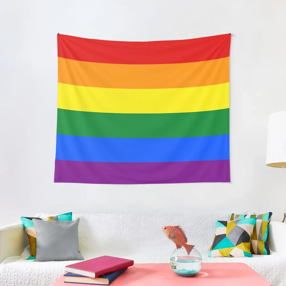 

Gay Pride Rainbow Flag Tapestry Decoration Aesthetic Decorations For Your Bedroom Tapestry